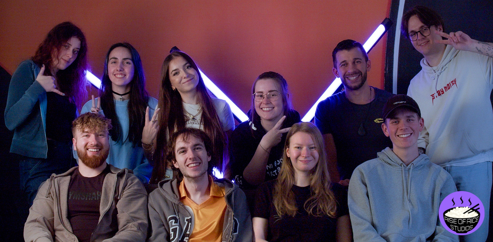 Photo of the team of RiseOfRice Studios